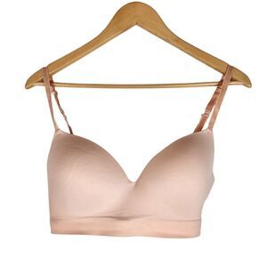Soma Bra‎ Size 34D Pink Enbliss Luxe Wireless Lace Back J-Hook